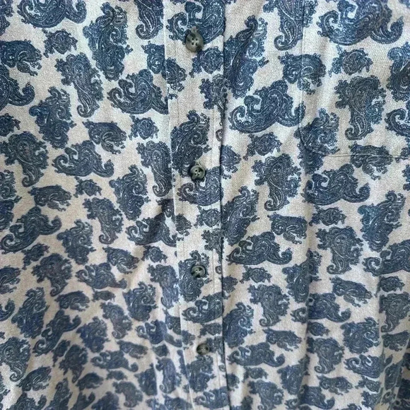 Bugle Boy Classic Button Down Printed‎ Shirt Size L - Picture 2 of 8
